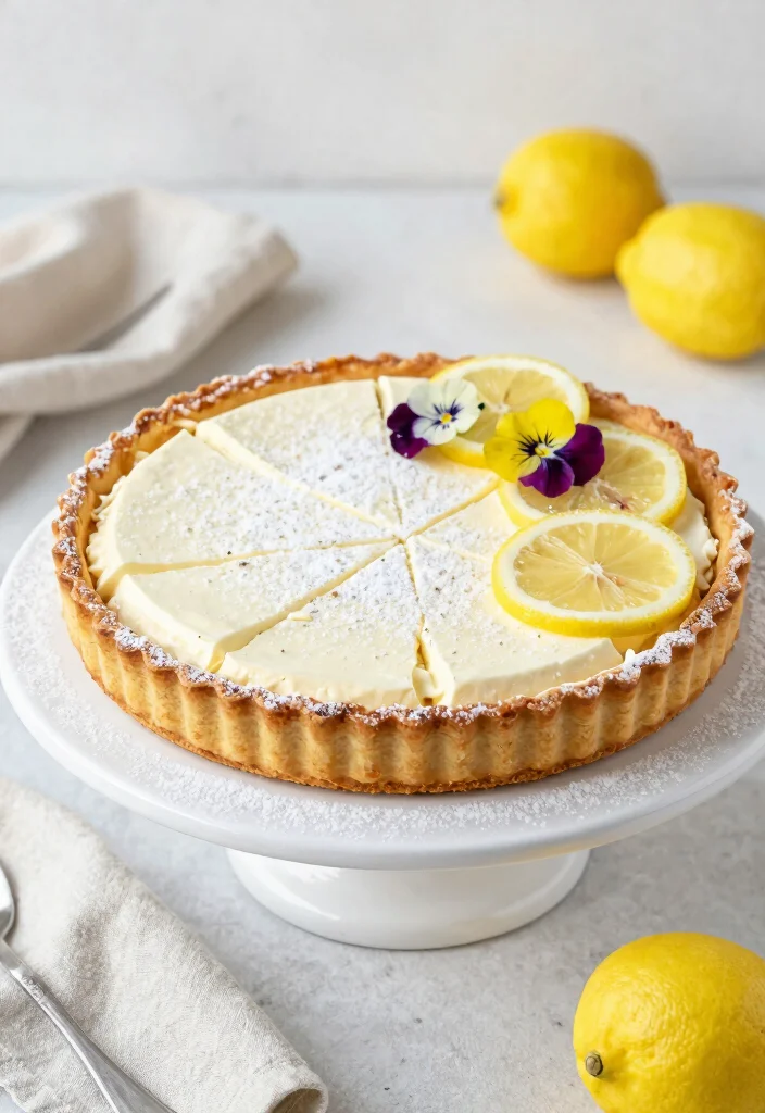 10 Tofu Dessert Recipes for Light Creative Plant-Based Treats - 8. Tofu Lemon Tart