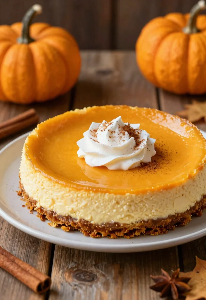 10 Tofu Dessert Recipes for Light Creative Plant-Based Treats - 9. Pumpkin Tofu Cheesecake