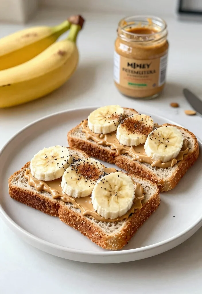 10 Vegan Banana Recipes for Easy Sweet Plant-Based Treats - 10. Banana Almond Butter Toast