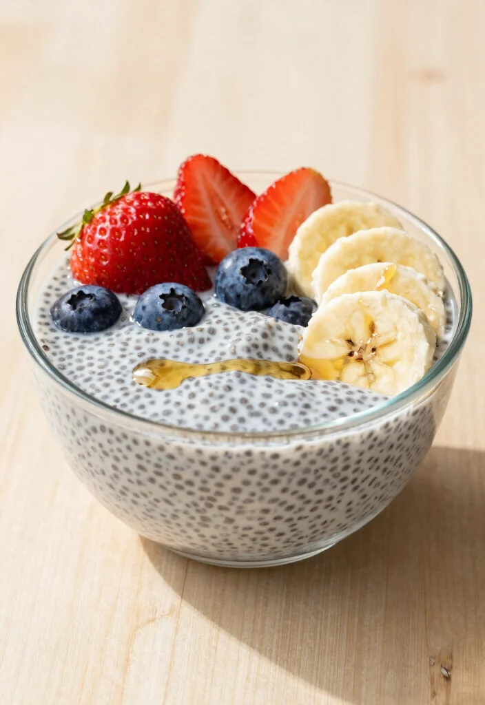 10 Vegan Blackstone Recipes for Simple Hot-Off-the-Griddle Meals - 10. Vegan Chia Seed Pudding with Fruit