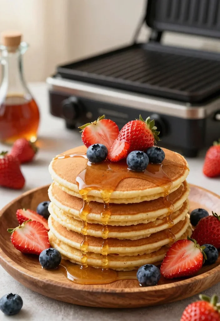 10 Vegan Blackstone Recipes for Simple Hot-Off-the-Griddle Meals - 2. Fluffy Vegan Pancakes