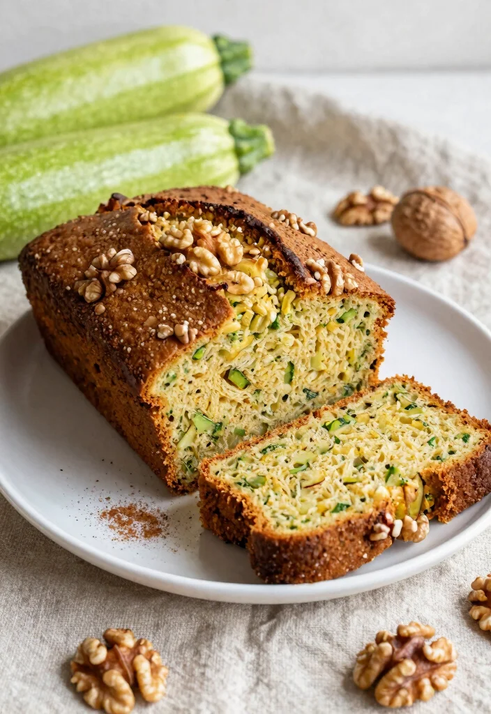 10 Vegan Bread Recipes for Easy Homemade Plant-Based Baking - 2. Zucchini Bread with Walnuts