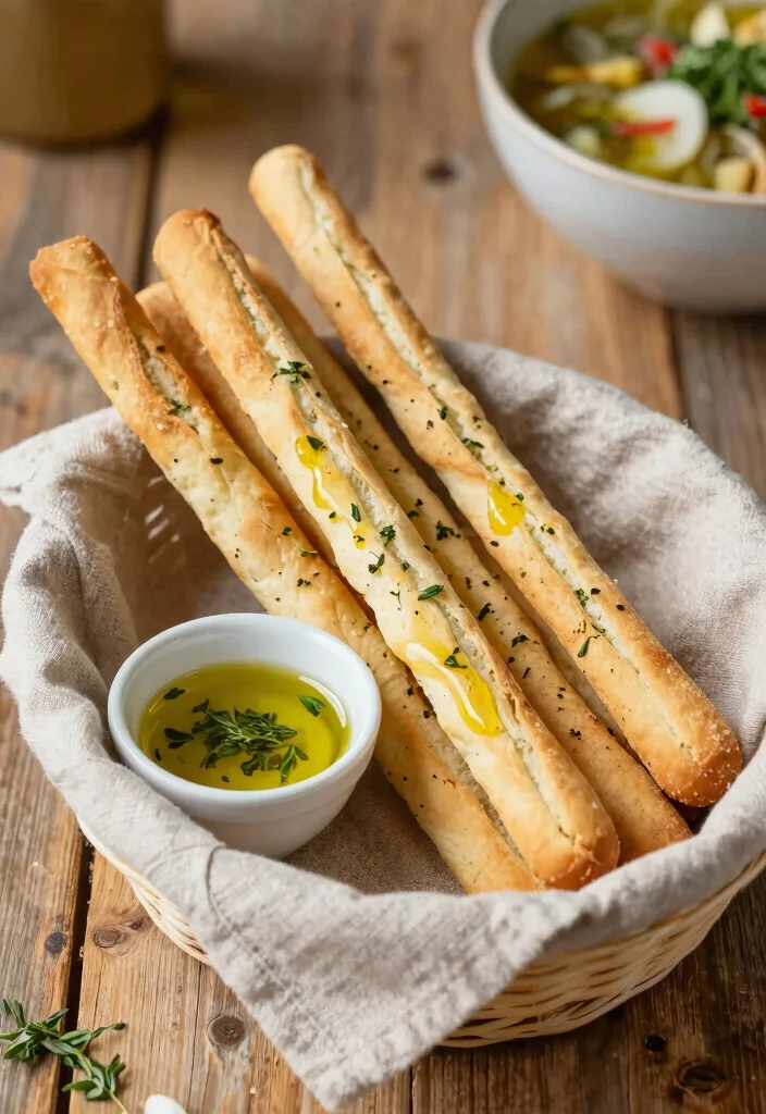 10 Vegan Bread Recipes for Easy Homemade Plant-Based Baking - 5. Herb-Infused Vegan Breadsticks