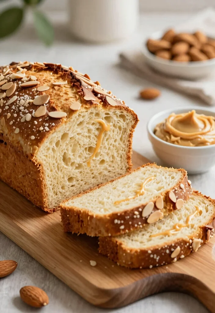 10 Vegan Bread Recipes for Easy Homemade Plant-Based Baking - 9. Almond Butter Bread