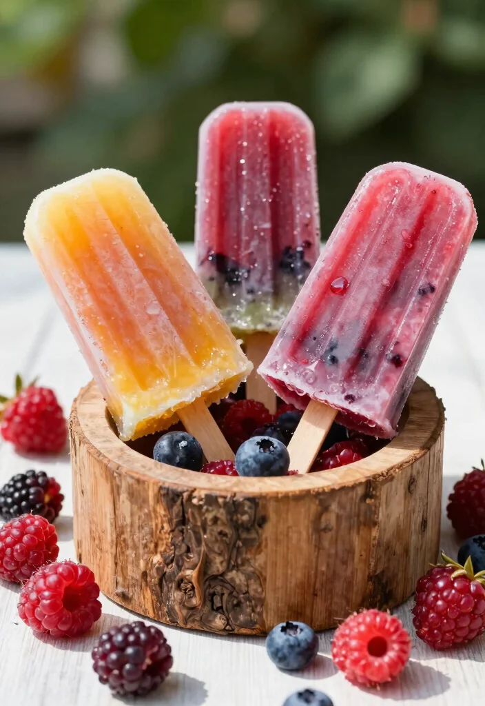 12 Berry Dessert Recipes for Fresh Bright Simple Sweet Ideas - 11. Berry Popsicles