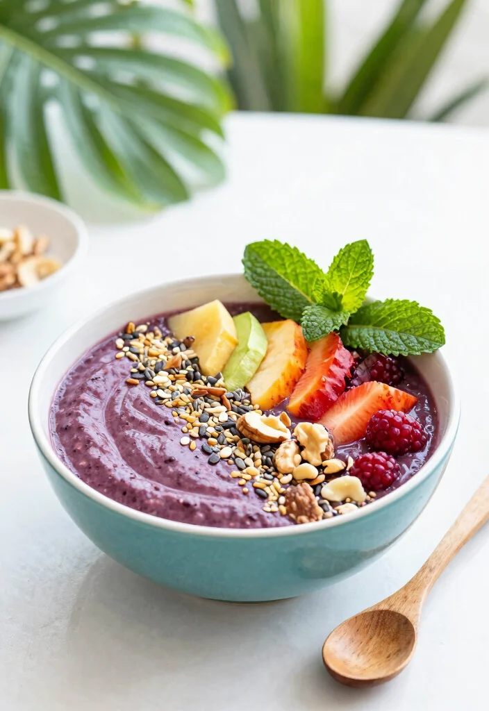 12 Berry Dessert Recipes for Fresh Bright Simple Sweet Ideas - 5. Berry Smoothie Bowl