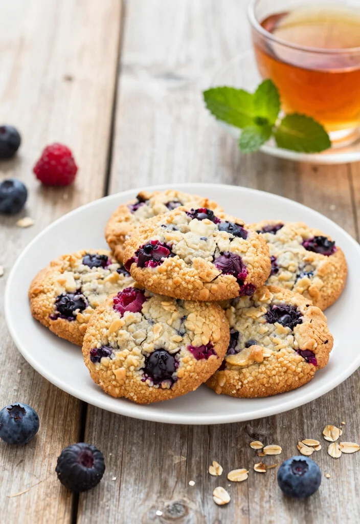 12 Berry Dessert Recipes for Fresh Bright Simple Sweet Ideas - 6. Berry Oatmeal Cookies