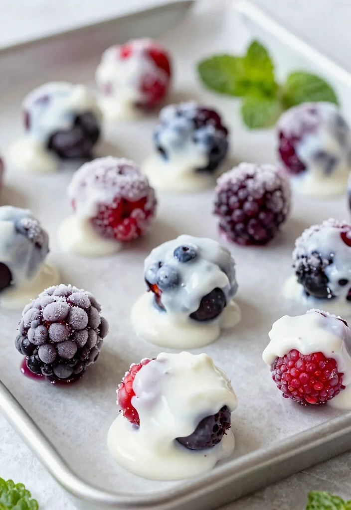 12 Berry Dessert Recipes for Fresh Bright Simple Sweet Ideas - 8. Frozen Berry Bites