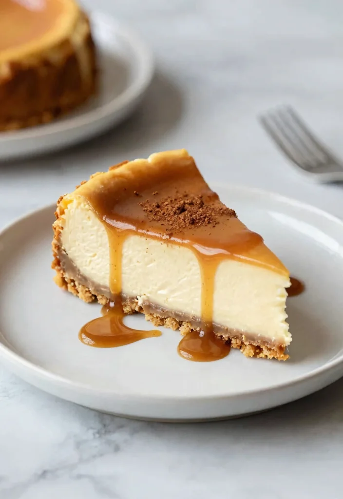 12 Cinnamon Dessert Recipes for Warm Cozy Sweet Flavor - 12. Cinnamon Caramel Cheesecake