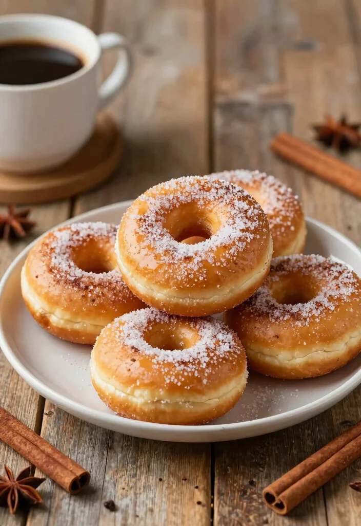 12 Cinnamon Dessert Recipes for Warm Cozy Sweet Flavor - 3. Cinnamon Sugar Donuts