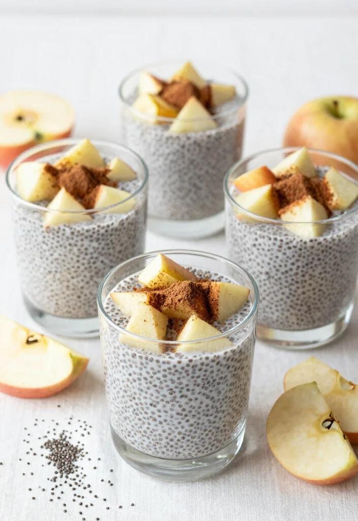 12 Cinnamon Dessert Recipes for Warm Cozy Sweet Flavor - 5. Apple Cinnamon Chia Pudding