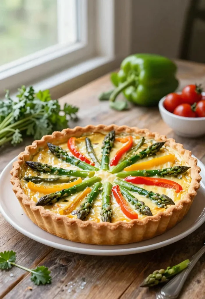 12 Easter Dinner Recipes for Fresh Festive Holiday Meals - 2. Spring Vegetable Quiche (Vegetarian, Gluten-Free Option)
