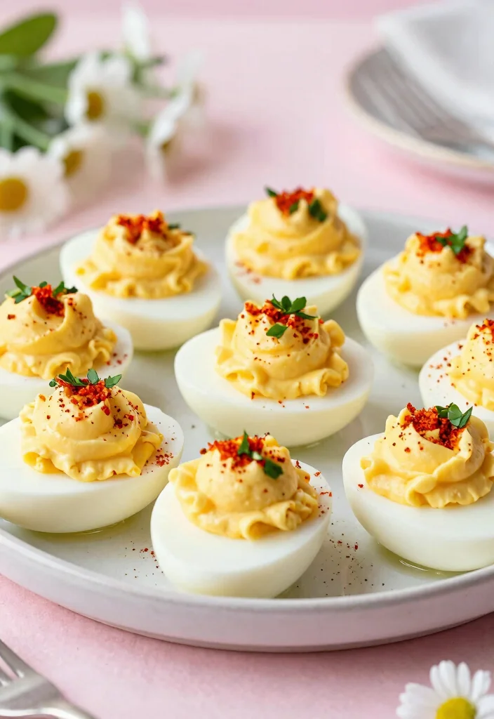 12 Easter Dinner Recipes for Fresh Festive Holiday Meals - 4. Classic Deviled Eggs (Dairy-Free Option)