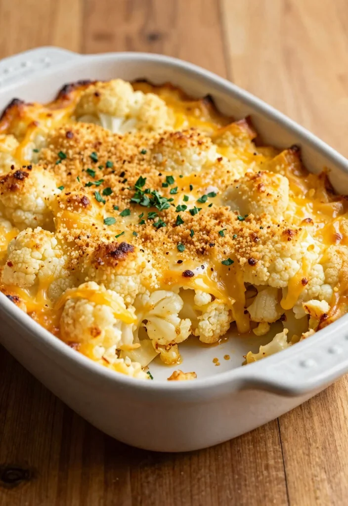 12 Easy Dinner Party Recipes for Simple Crowd-Friendly Meals - 7. Cheesy Cauliflower Casserole