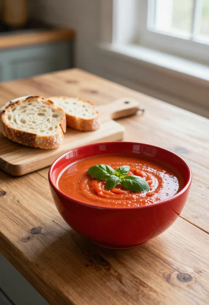 12 Easy Vegan Recipes for Quick Simple Everyday Meals - 10. Creamy Vegan Tomato Soup