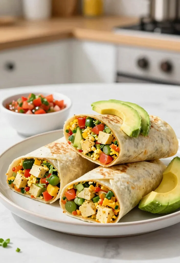 12 Easy Vegan Recipes for Quick Simple Everyday Meals - 11. Vegan Breakfast Burritos