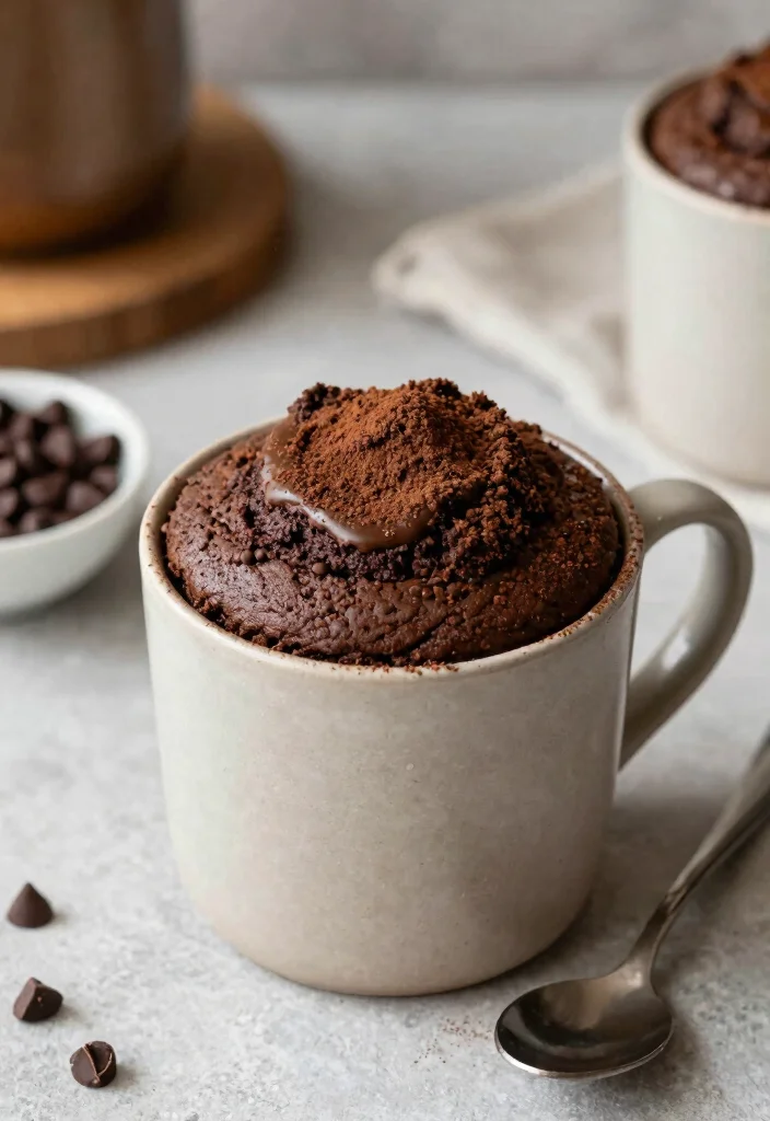 12 Easy Vegan Recipes for Quick Simple Everyday Meals - 12. Vegan Chocolate Mug Cake