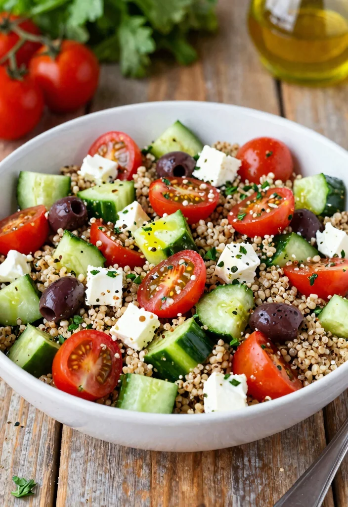 12 Greek Dinner Recipes for Fresh Simple Mediterranean Flavor - 2. Greek Quinoa Salad