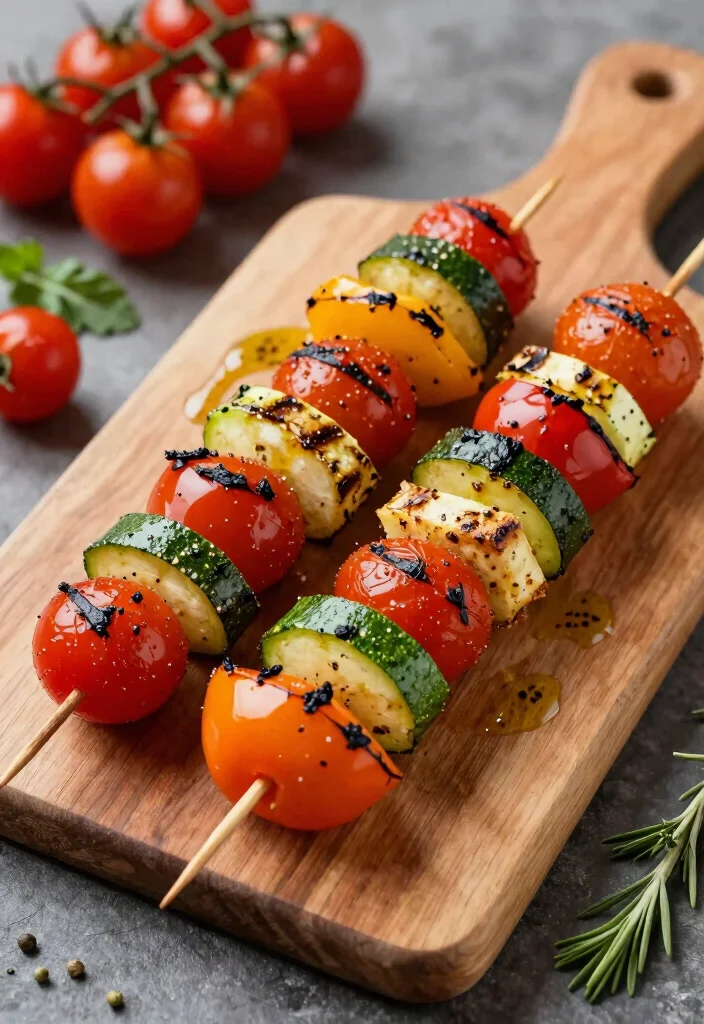 12 Greek Dinner Recipes for Fresh Simple Mediterranean Flavor - 9. Grilled Vegetable Kebabs