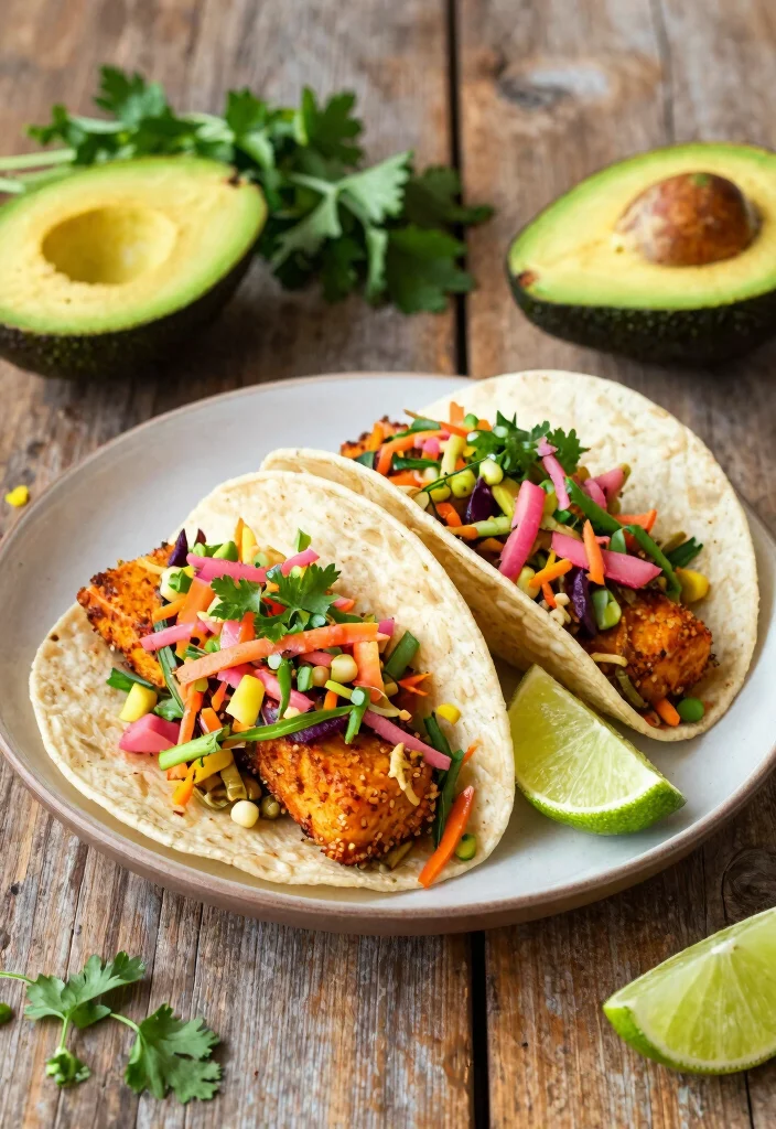 12 Gut-Healthy Recipes for Easy Nourishing Everyday Meals - 12. Tempeh Tacos with Fermented Slaw