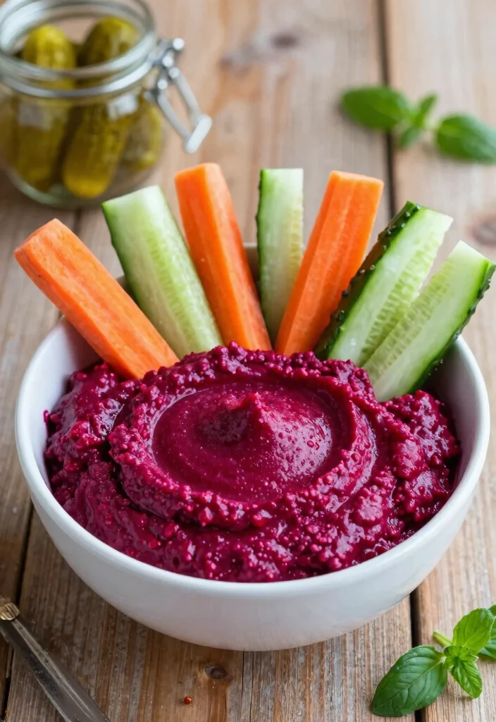 12 Gut-Healthy Recipes for Easy Nourishing Everyday Meals - 6. Fermented Beetroot Dip
