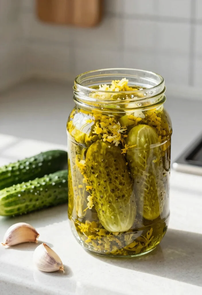12 Gut-Healthy Recipes for Easy Nourishing Everyday Meals - 9. Fermented Garlic Dill Pickles