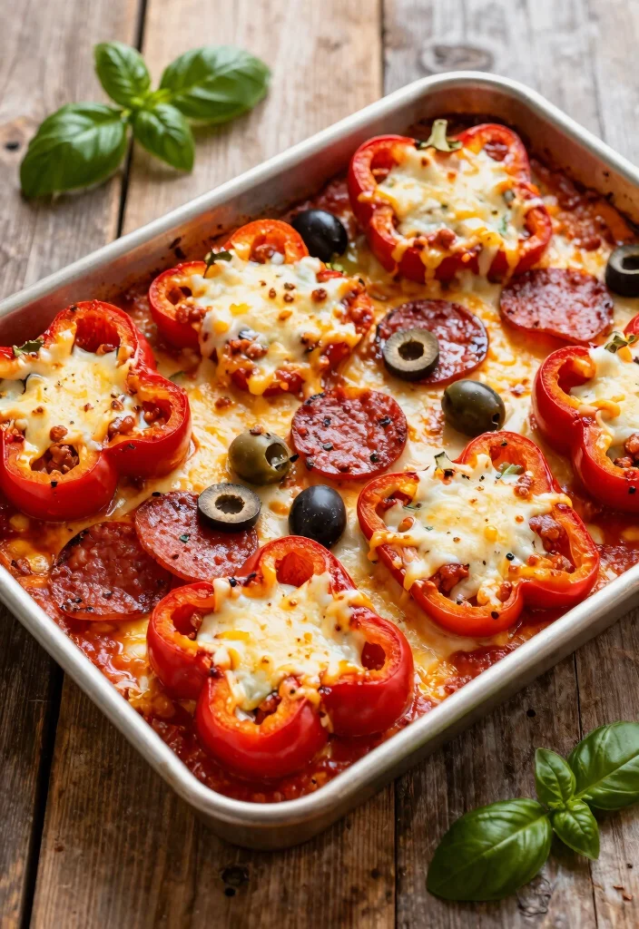 12 Healthy Bell Pepper Recipes for Fresh Flavorful Meals - 10. Bell Pepper Pizza Bites