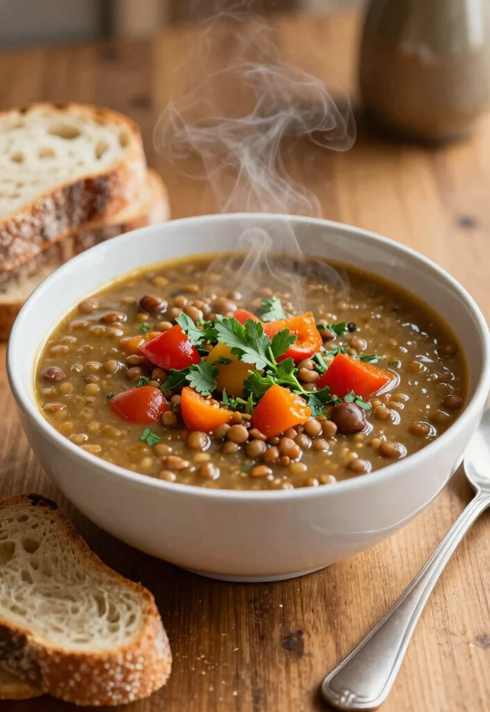 12 Healthy Bell Pepper Recipes for Fresh Flavorful Meals - 11. Bell Pepper and Lentil Soup