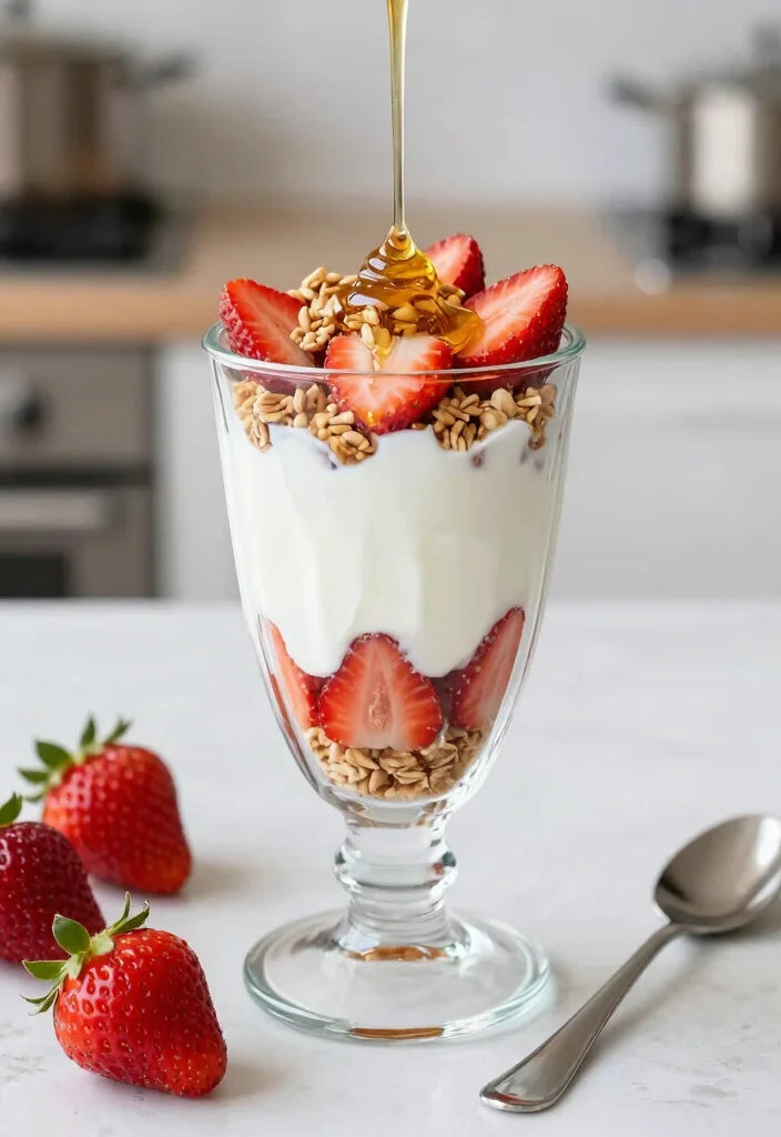 12 Healthy Strawberry Recipes for Fresh Simple Everyday Eats - 5. Strawberry Yogurt Parfait