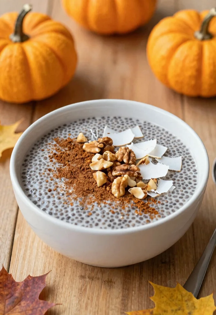 12 Keto Fall Recipes for Cozy Easy Low-Carb Seasonal Meals - 7. Pumpkin Spice Chia Pudding