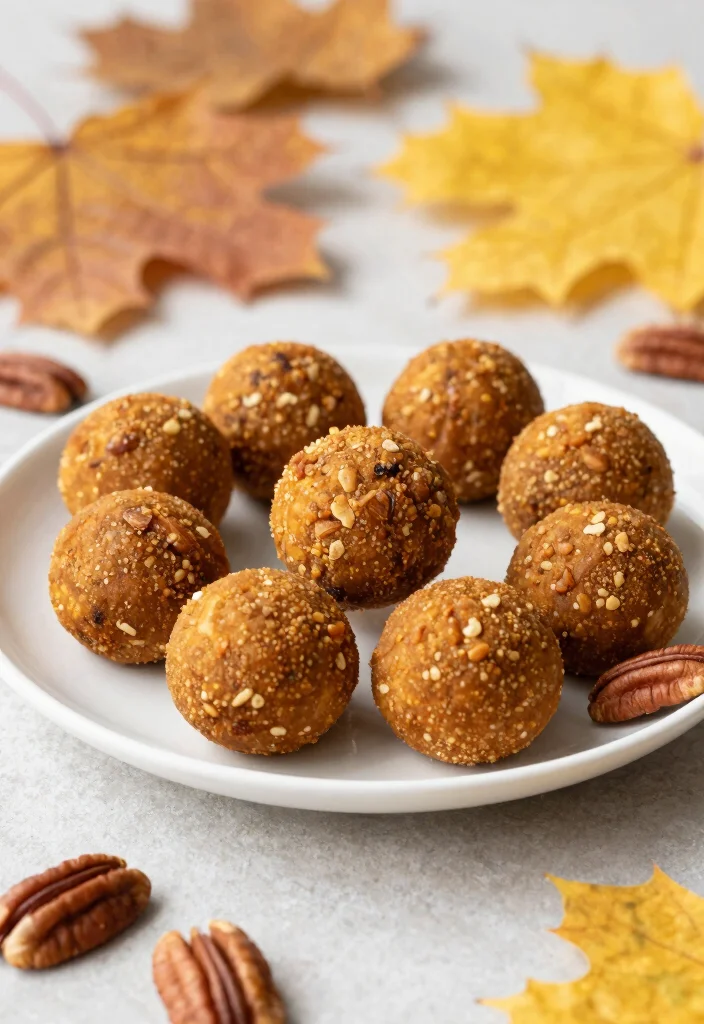 12 Keto Fall Recipes for Cozy Easy Low-Carb Seasonal Meals - 9. Maple Pecan Fat Bombs