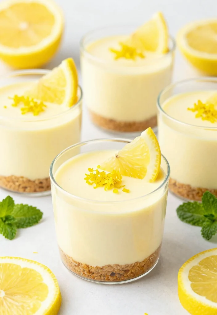 12 Layered Dessert Recipes for Easy Impressive Sweet Treats - 3. Lemon Cheesecake Cups