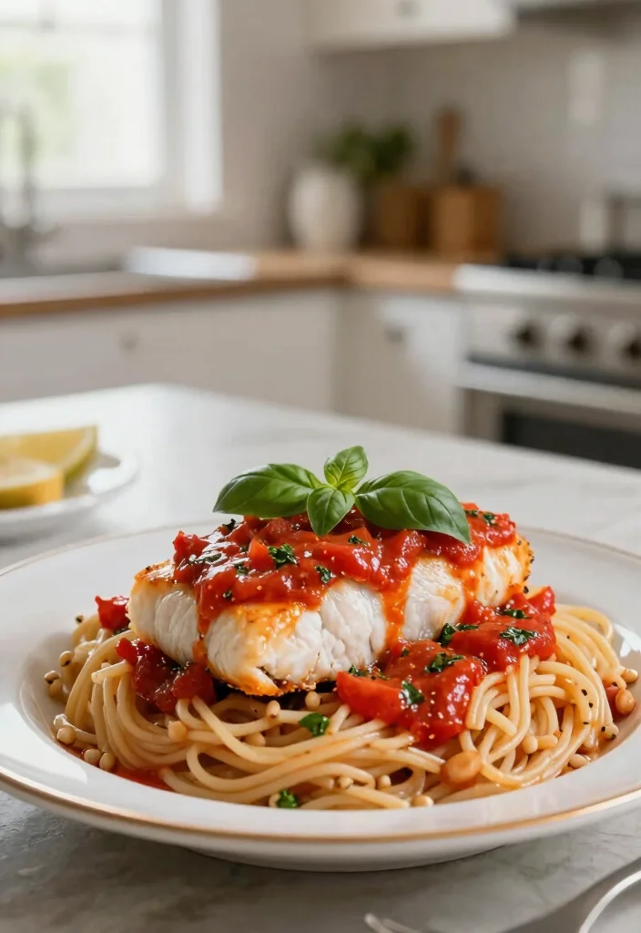 12 Seafood Dinner Recipes for Easy Flavorful Weeknight Meals - 11. Cod with Tomato Basil Sauce