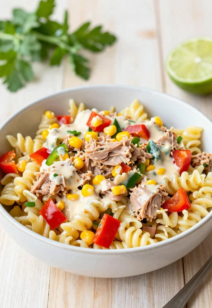12 Seafood Dinner Recipes for Easy Flavorful Weeknight Meals - 3. Spicy Tuna Pasta Salad