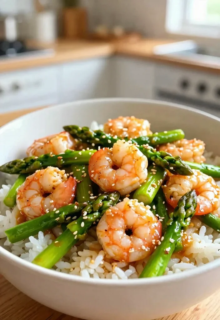 12 Seafood Dinner Recipes for Easy Flavorful Weeknight Meals - 8. Shrimp and Asparagus Stir-Fry