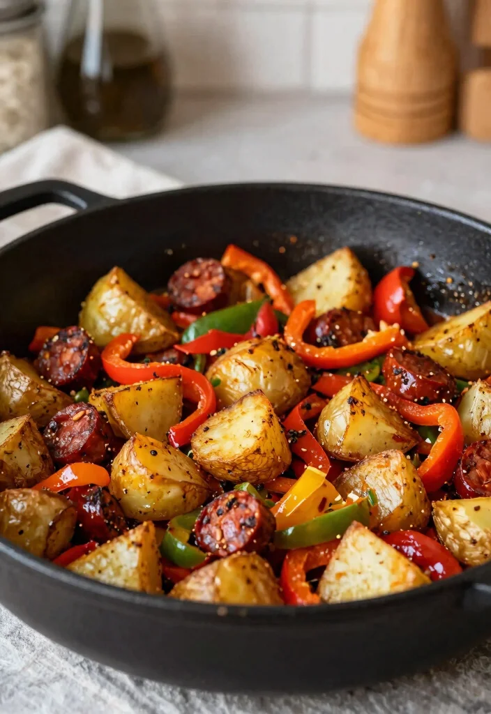 12 Skillet Dinner Recipes for Fast One-Pan Weeknight Meals - 12. Chorizo and Potato Skillet