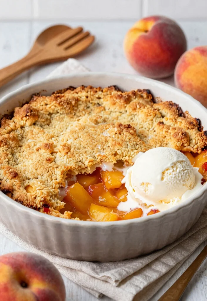 12 Southern Dessert Recipes for Cozy Classic Homemade Sweets - 4. Peach Cobbler