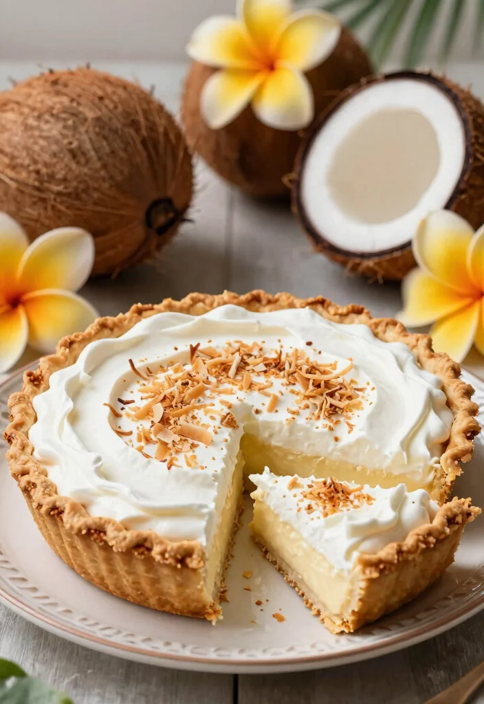 12 Southern Dessert Recipes for Cozy Classic Homemade Sweets - 9. Coconut Cream Pie