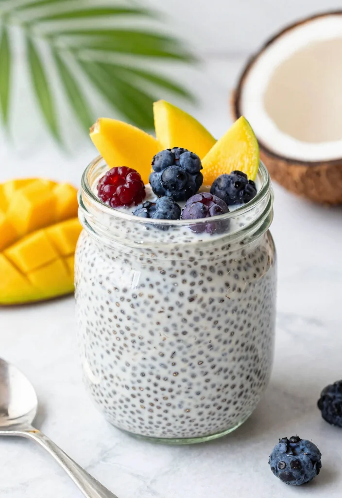 12 Summer Vegan Recipes for Fresh Light Seasonal Eating - 11. Coconut Chia Pudding