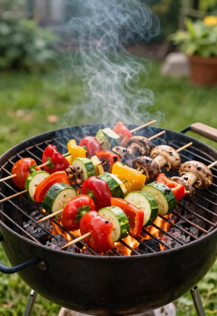 12 Summer Vegan Recipes for Fresh Light Seasonal Eating - 3. Grilled Vegetable Skewers