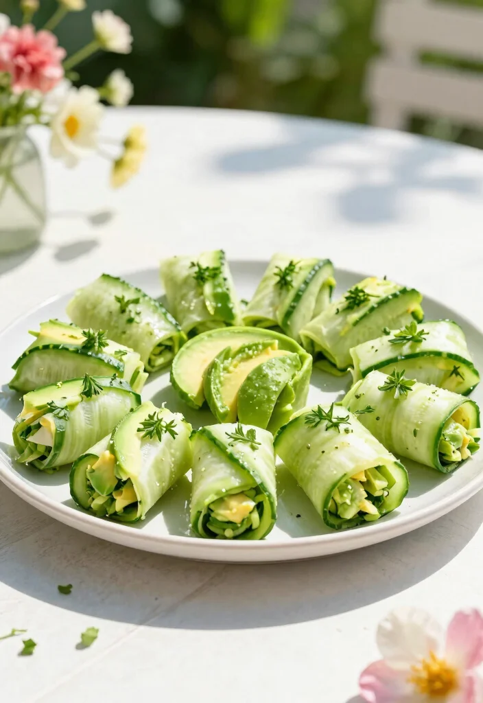 12 Summer Vegan Recipes for Fresh Light Seasonal Eating - 6. Cucumber Avocado Rolls