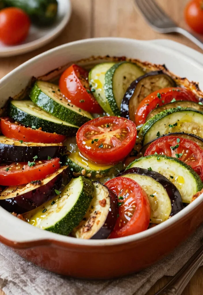 12 Unique Healthy Dinner Recipes for Fresh Creative Weeknights - 12. Baked Ratatouille