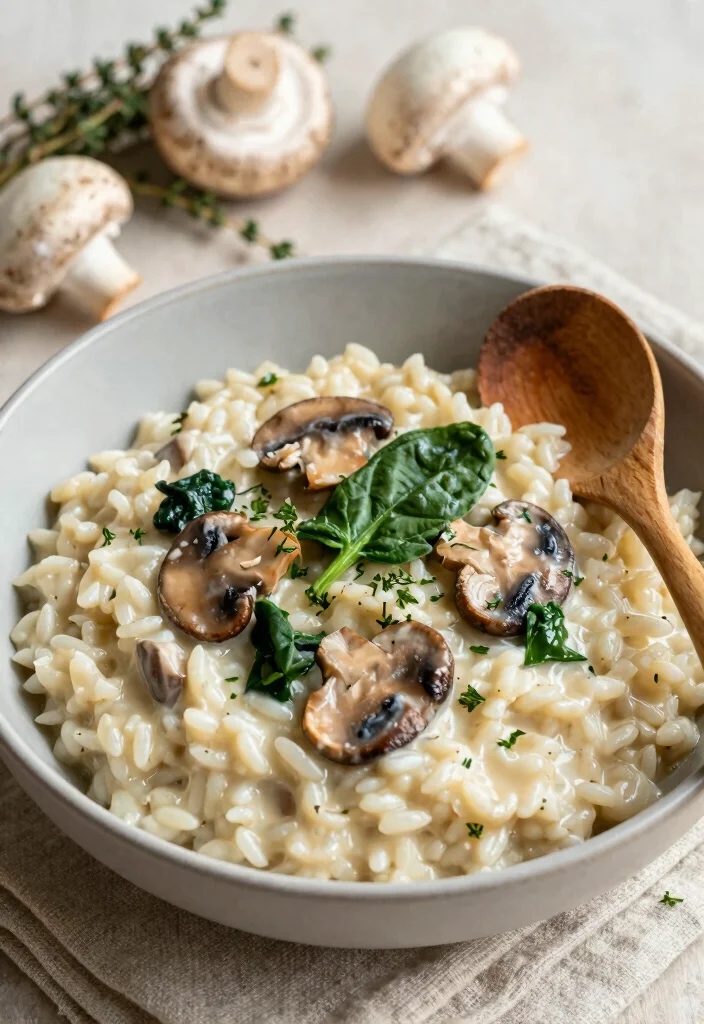 12 Vegan Dutch Oven Recipes for Cozy One-Pot Meals - 2. Creamy Vegan Mushroom Risotto