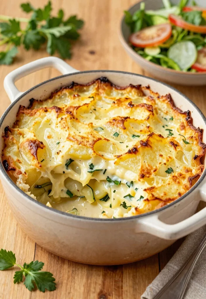 12 Vegan Dutch Oven Recipes for Cozy One-Pot Meals - 5. Vegan Potato and Leek Casserole