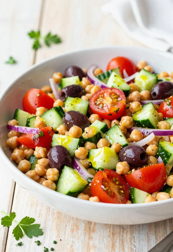 12 Weight Watchers Dinner Recipes for Light Easy Weeknight Meals - 11. Mediterranean Chickpea Salad