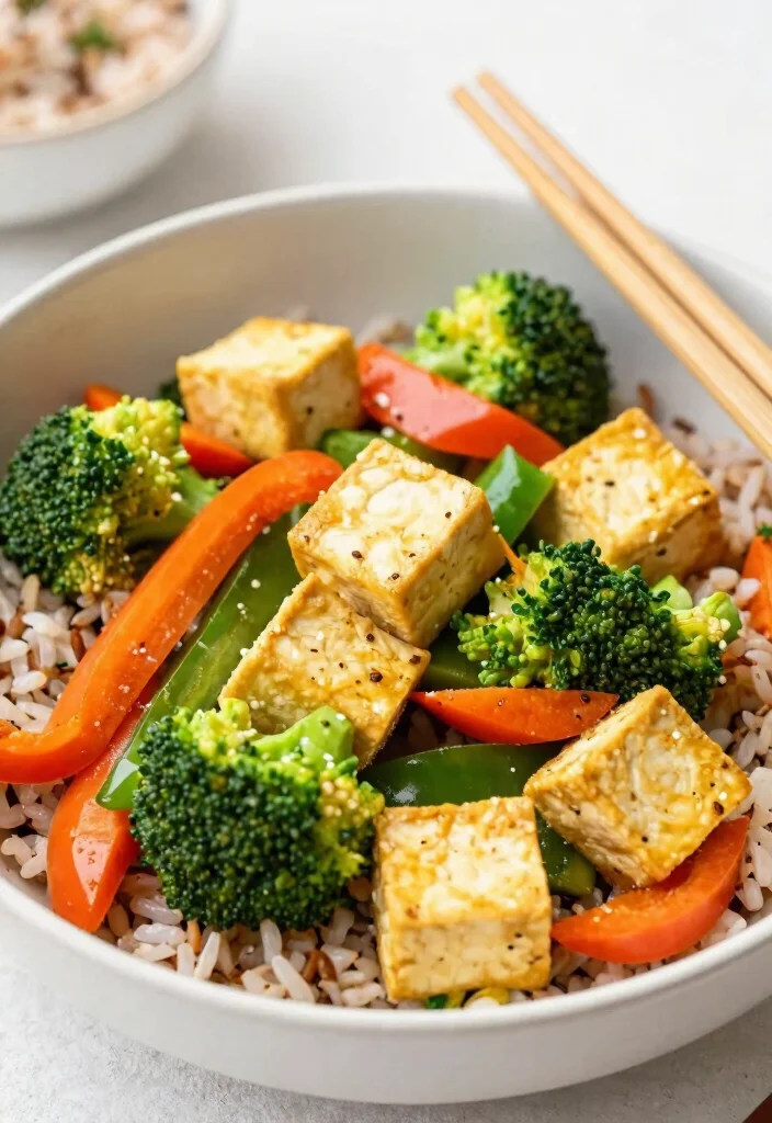 12 Weight Watchers Dinner Recipes for Light Easy Weeknight Meals - 8. Vegetable Stir-Fry with Tofu