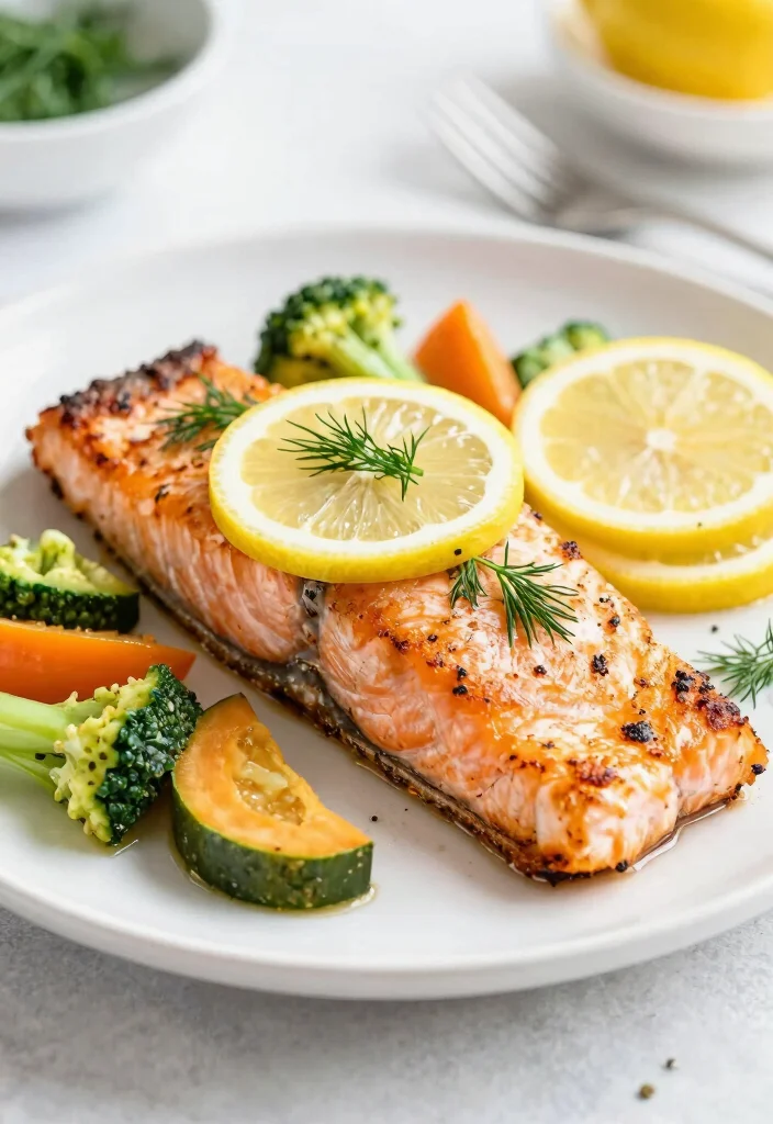 14 Healthy Air Fryer Recipes for Quick Light Weeknight Meals - 4. Air Fryer Salmon with Dill