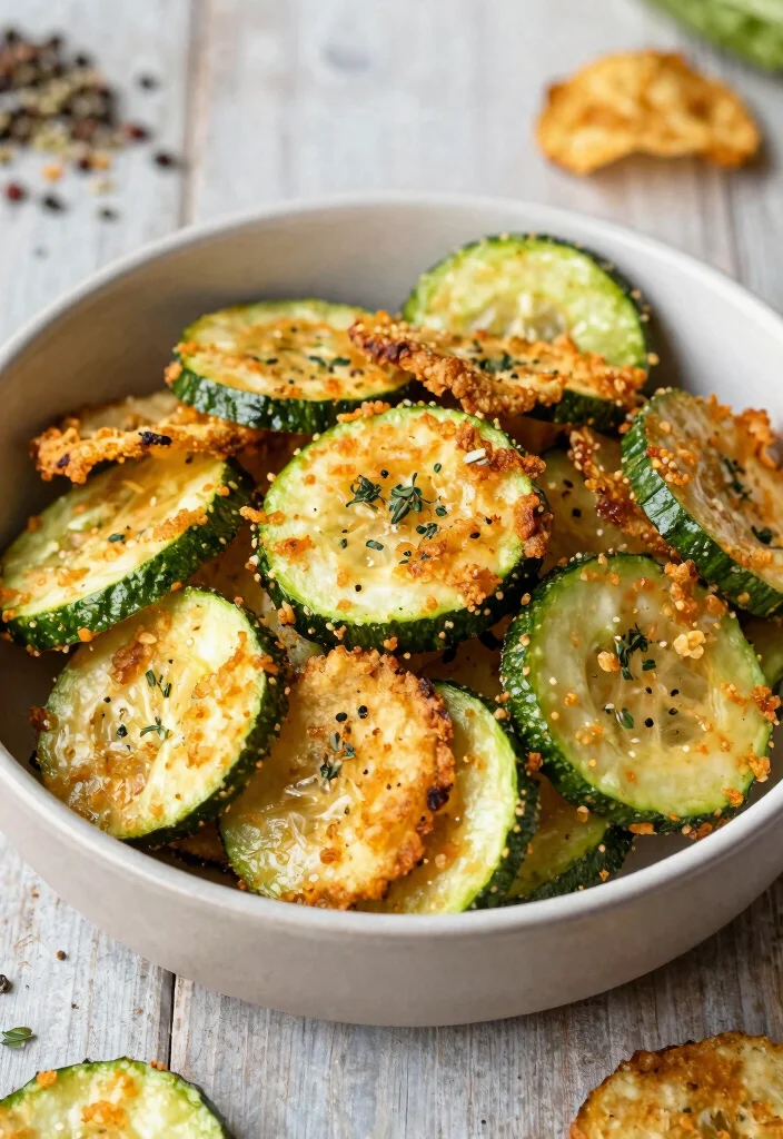 14 Healthy Air Fryer Recipes for Quick Light Weeknight Meals - 9. Air Fryer Zucchini Chips