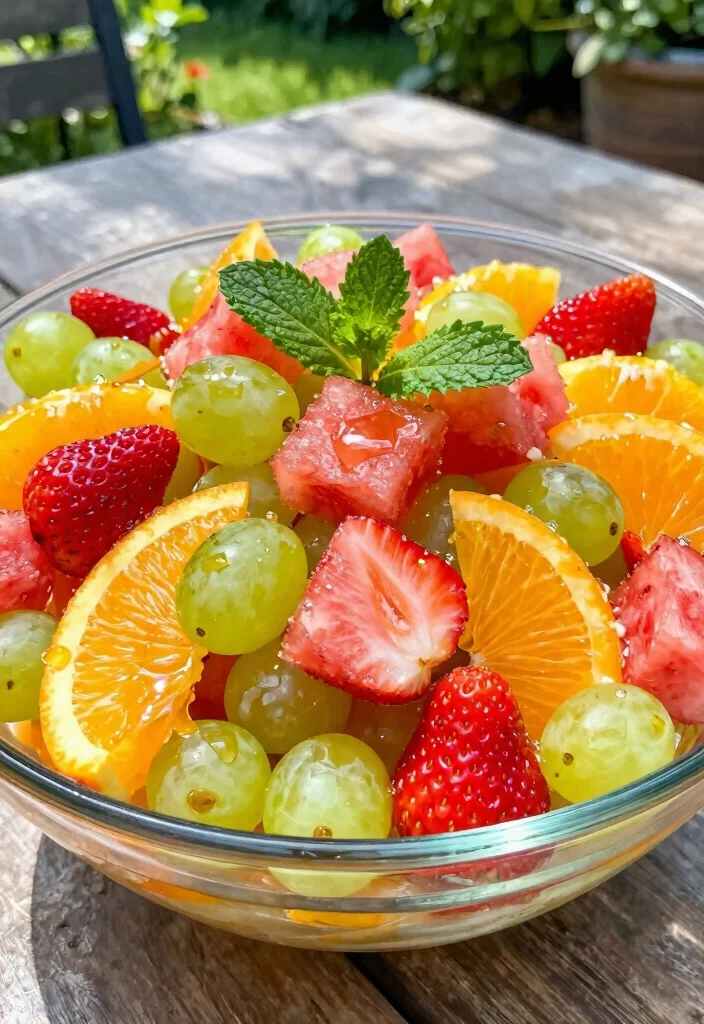 8 Grape Dessert Recipes for Fresh Simple Fruity Sweets - 7. Grape Fruit Salad