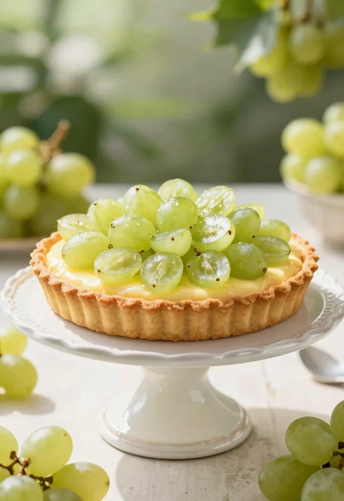 8 Grape Dessert Recipes for Fresh Simple Fruity Sweets - 8. Grape Tart